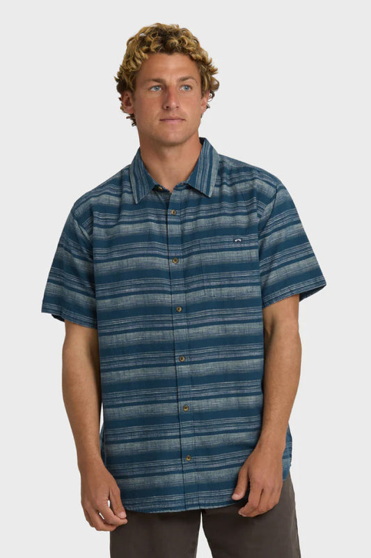 All Day Stripe Short Sleeve Shirt - DKD