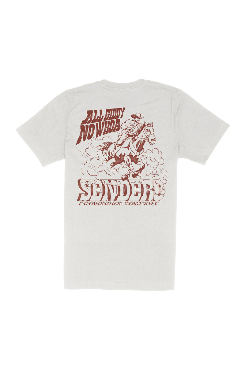 All Giddy No Whoa Tee - White