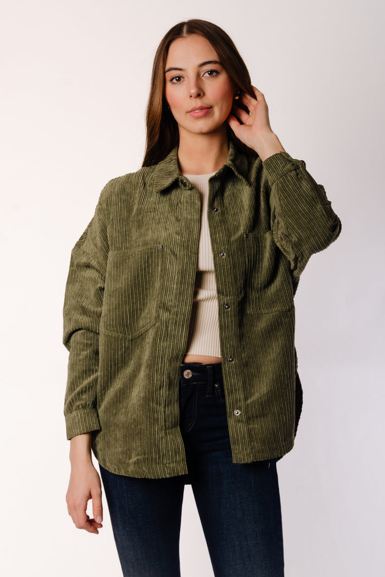 Janine Corduroy Shacket - KAL