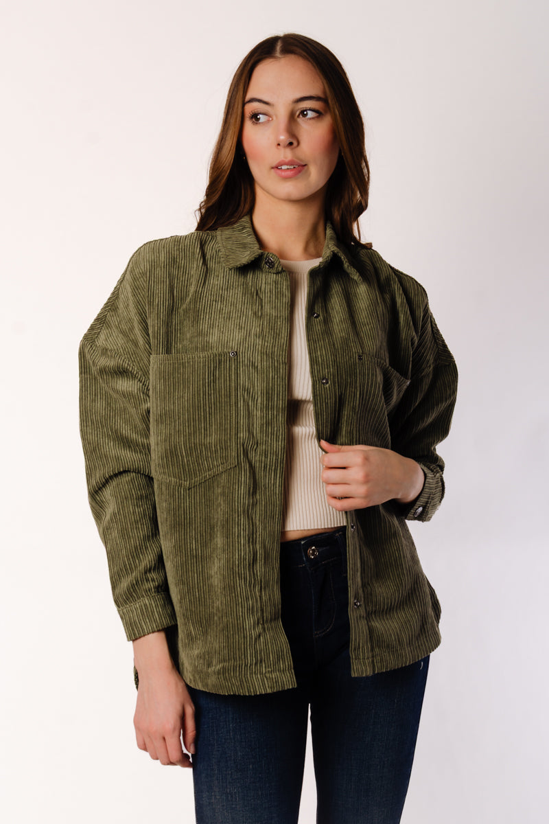 Janine Corduroy Shacket - KAL