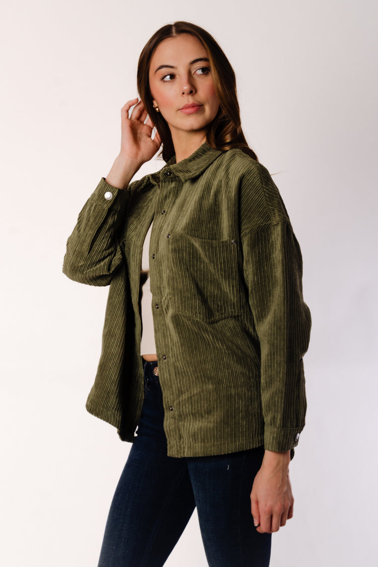 Janine Corduroy Shacket - KAL
