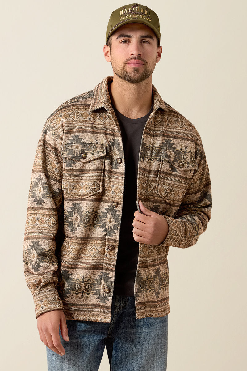 Caldwell Printed Shirt Jacket - STS