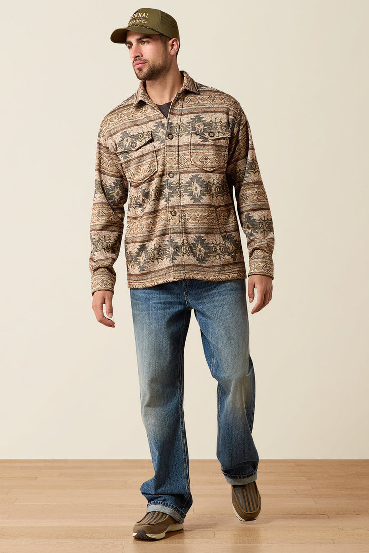Caldwell Printed Shirt Jacket - STS