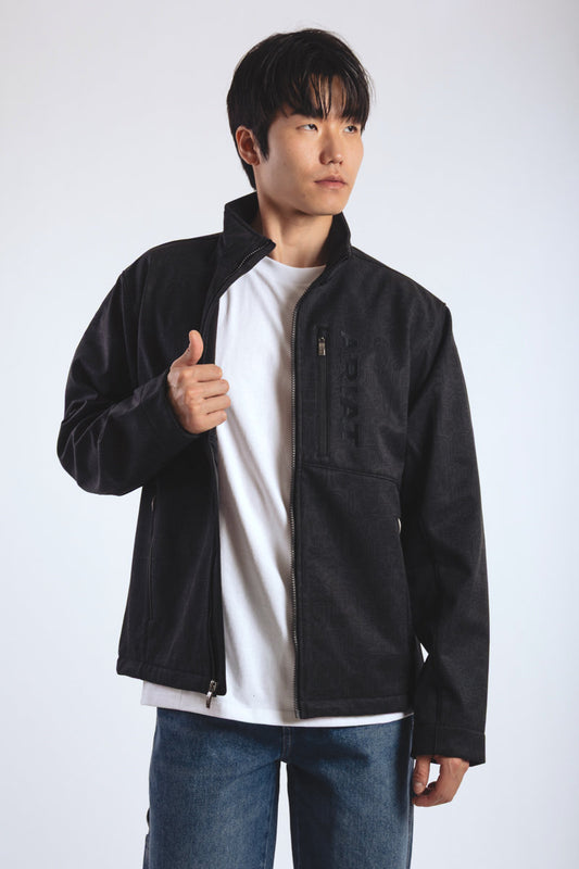 Logo Softshell Jacket - BLK