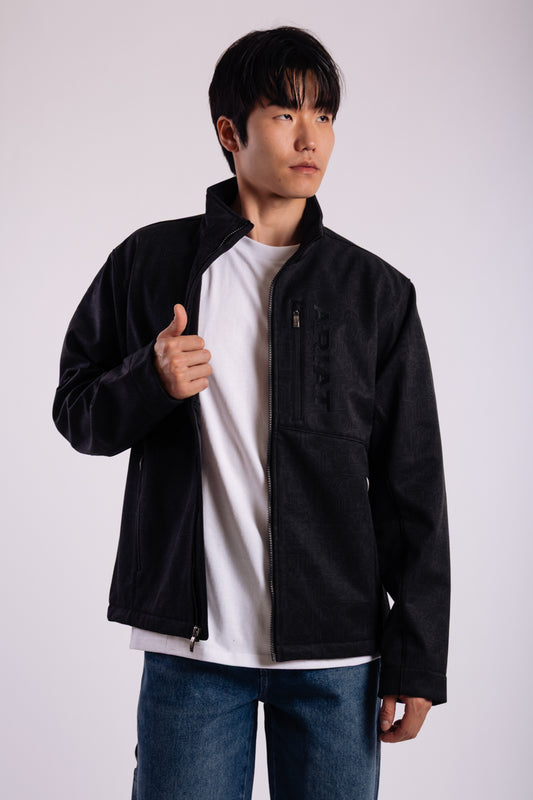 Logo Softshell Jacket - BLK
