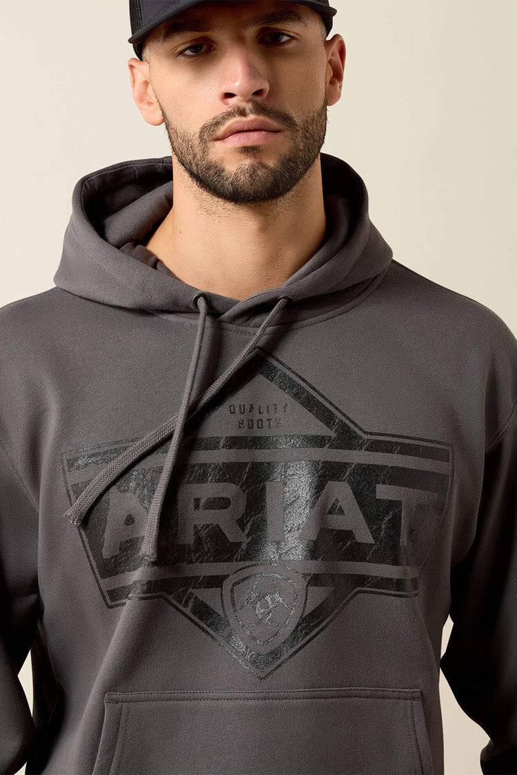 Leather Diamond Hoodie - DSHA