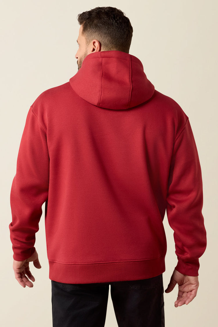 Rebar Workman Graphic Hoodie - RED