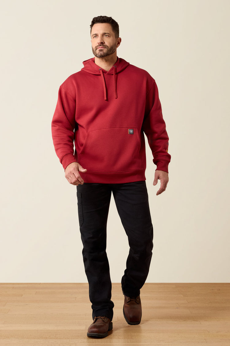 Rebar Workman Graphic Hoodie - RED