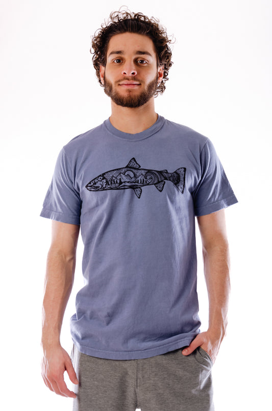 Atlantic Salmon Tee - BLU