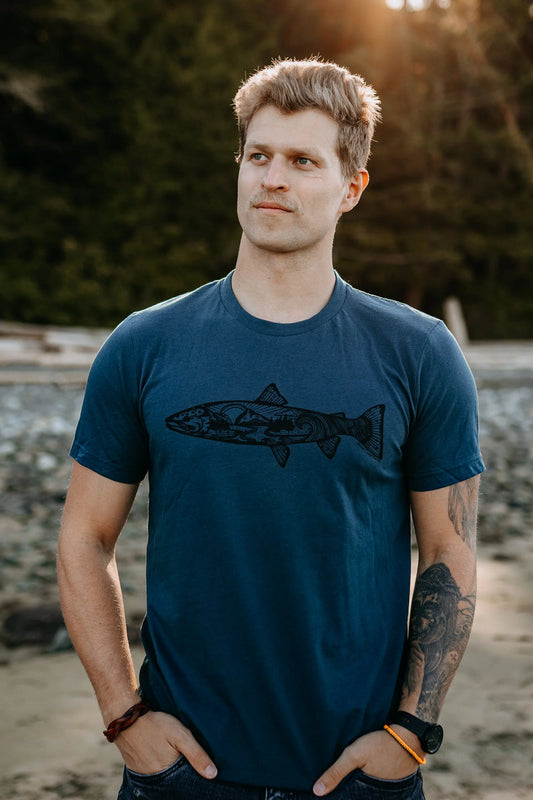 Atlantic Salmon Tee - BLU