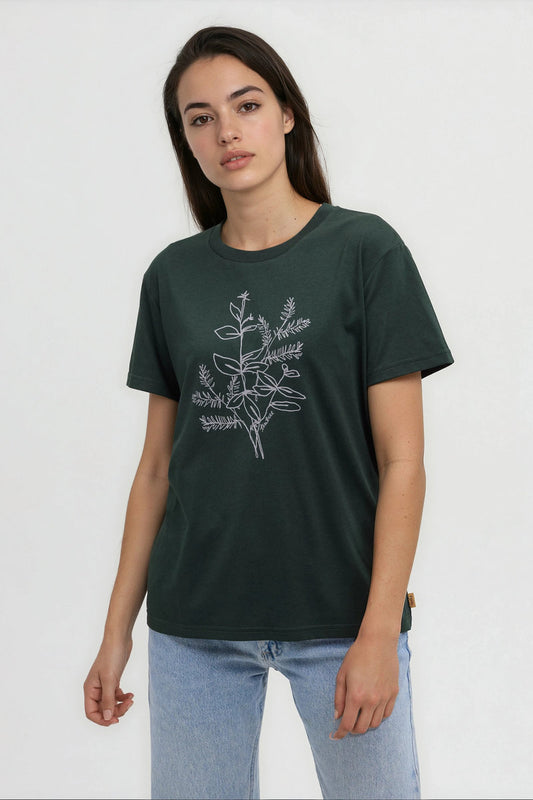Autumn Flora Tee - GRN