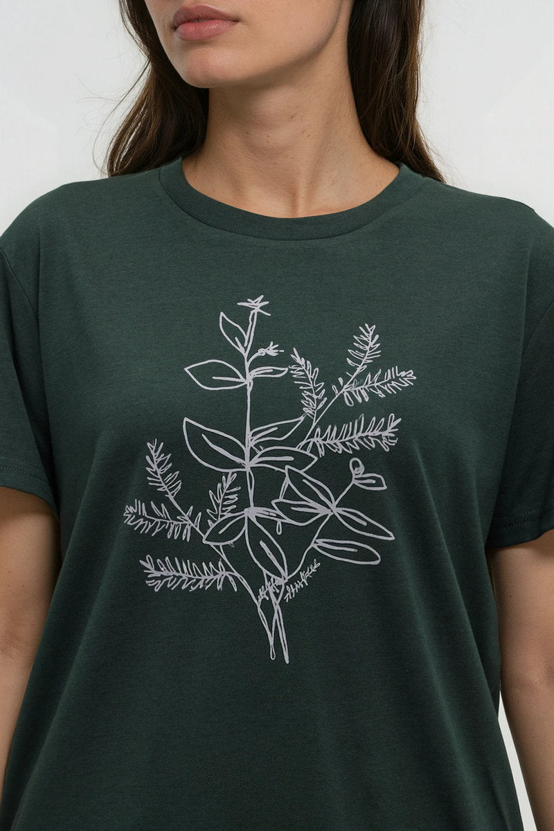 Autumn Flora Tee - GRN