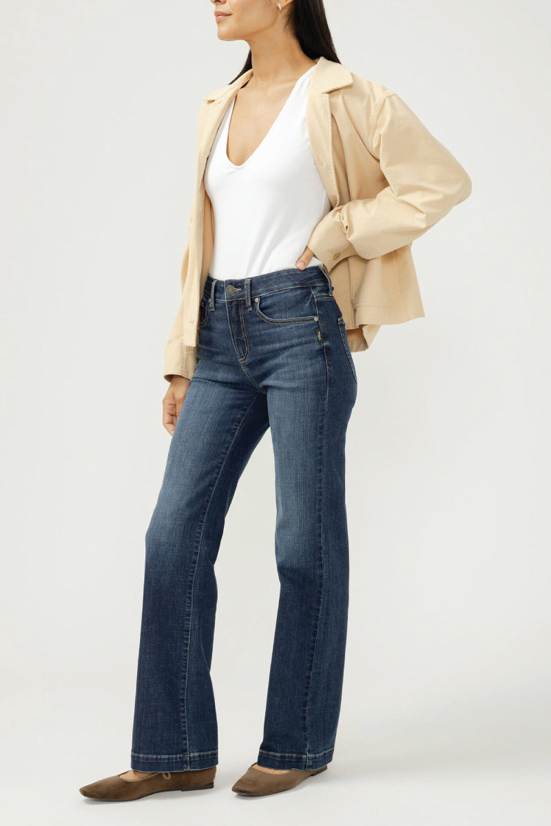 Avery High Rise Trouser Leg Jeans - 31