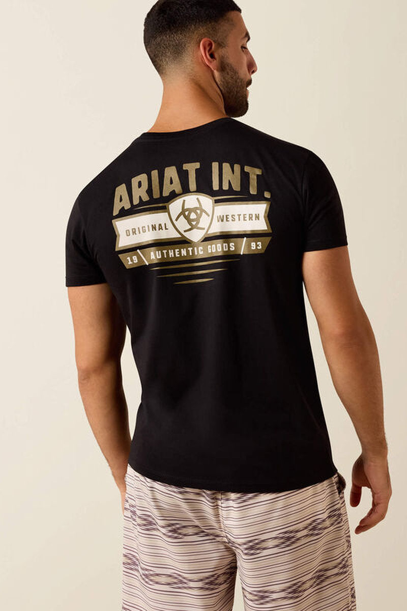Banner Badge Tee - BLK