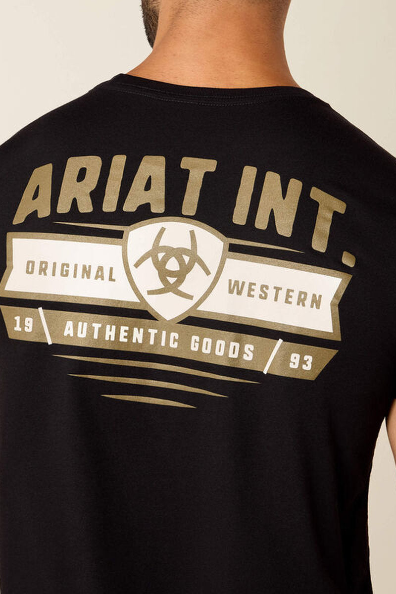 Banner Badge Tee - BLK