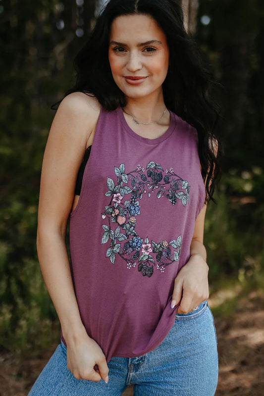 Berry Moon Muscle Tank - SHR