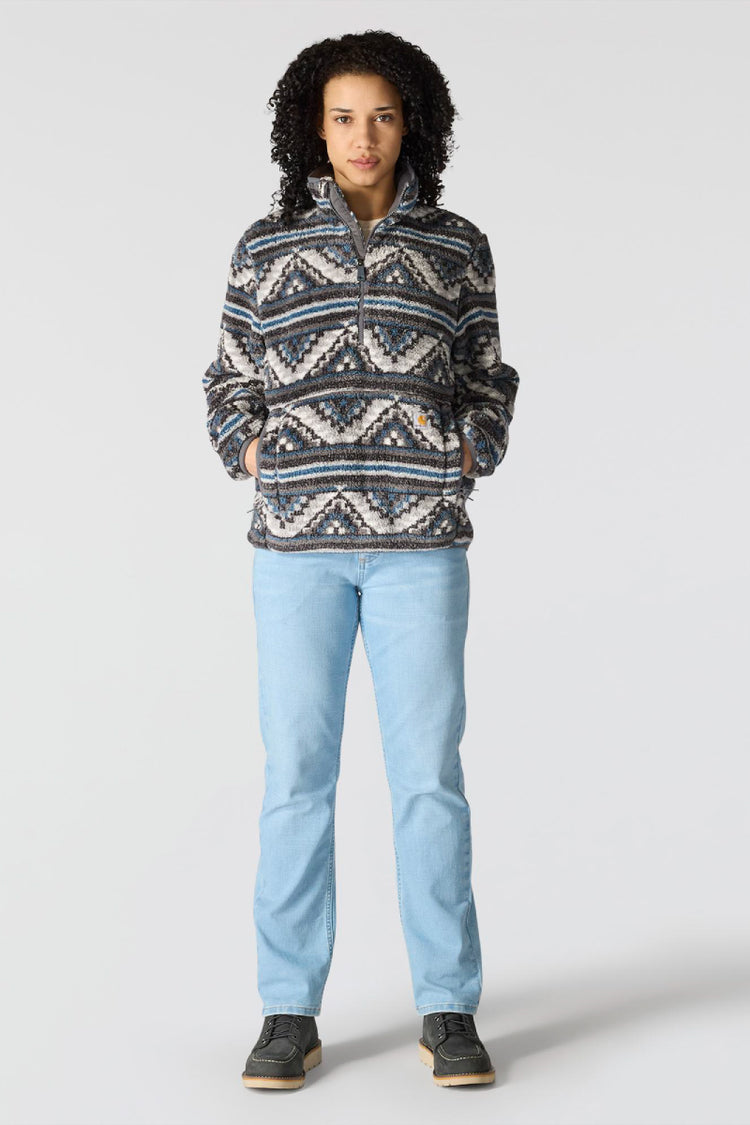 Bethany Yellowtail Loose Fit Fleece Pullover - SHD