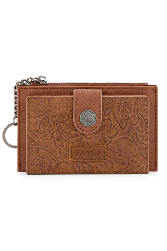 Bi-Fold Wallet with Key Ring - BRN
