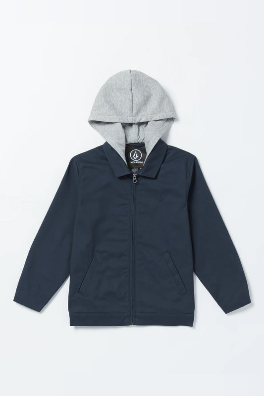 Big Boys Korman Hood Jacket - NVY