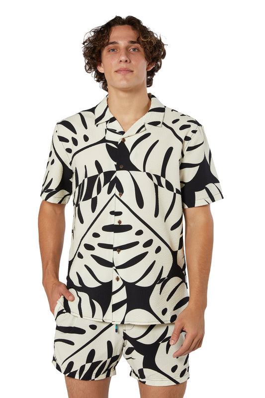 Big Palms Short Sleeve Shirt - VBL