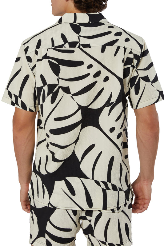 Big Palms Short Sleeve Shirt - VBL