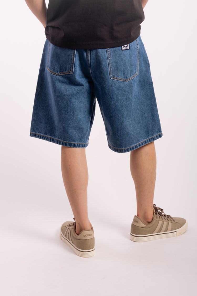Bigwig Baggy Denim Shorts - LIN