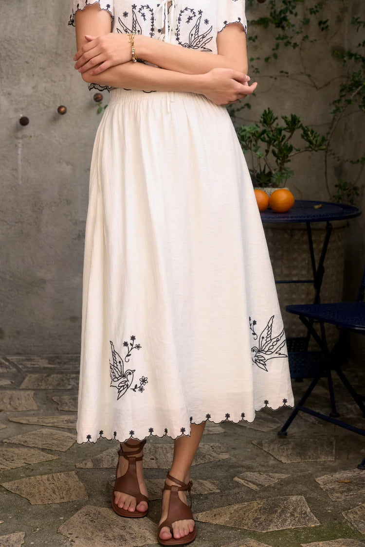 Birdy Midi Skirt - IVR