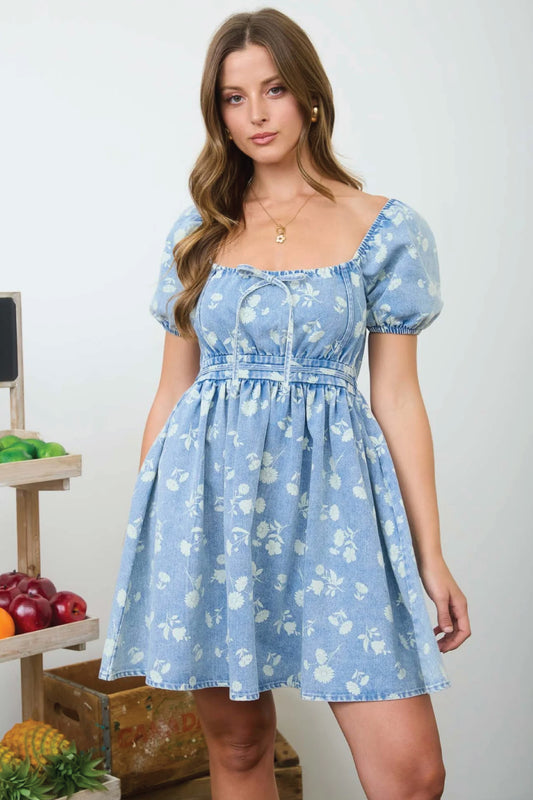 Bloomed Denim Mini - CHM