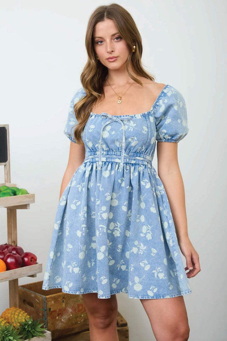 Bloomed Denim Mini - CHM