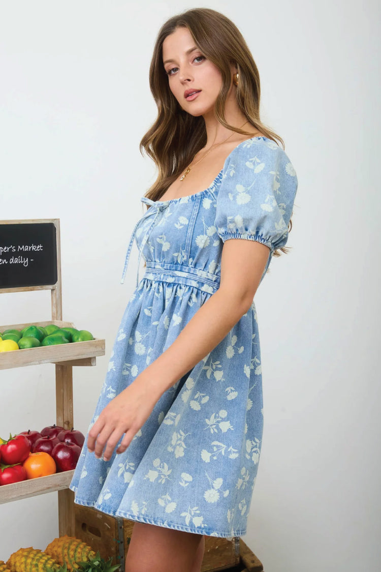 Bloomed Denim Mini - CHM