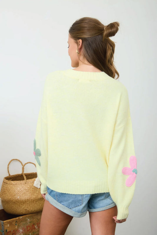 Blooming Days Sweater - YEL