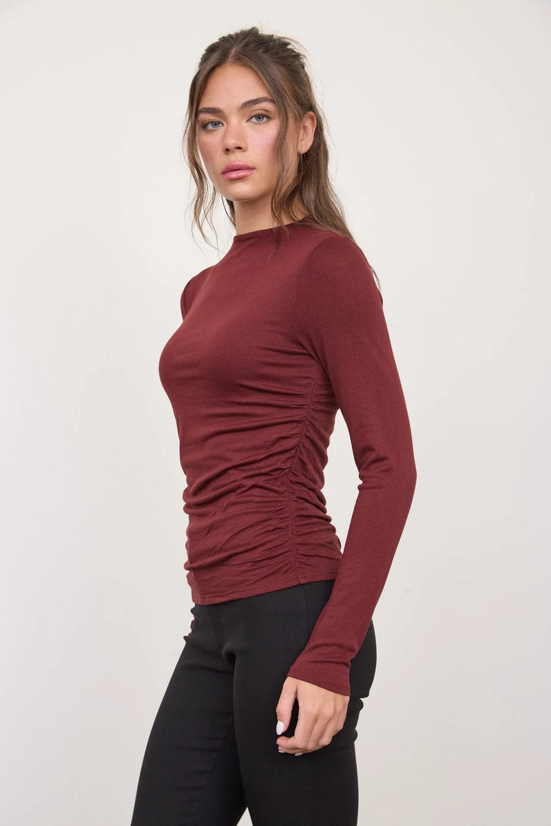 Ruched Long Sleeve - BUR
