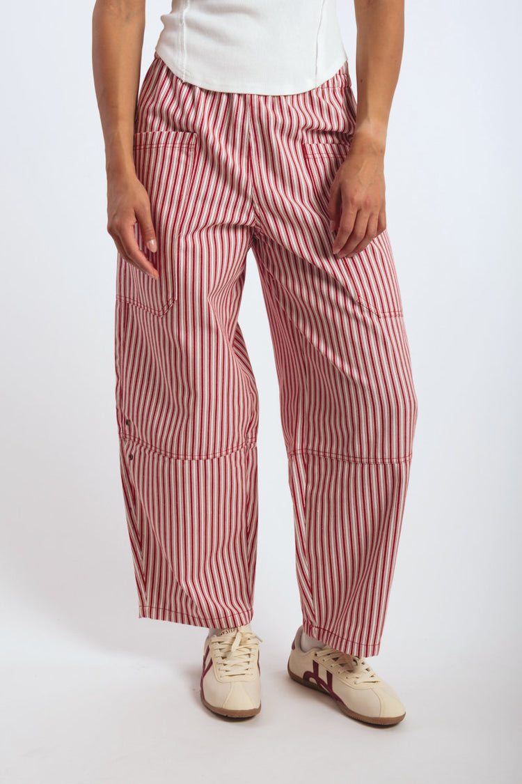Striped Wide Leg Pants - BRY