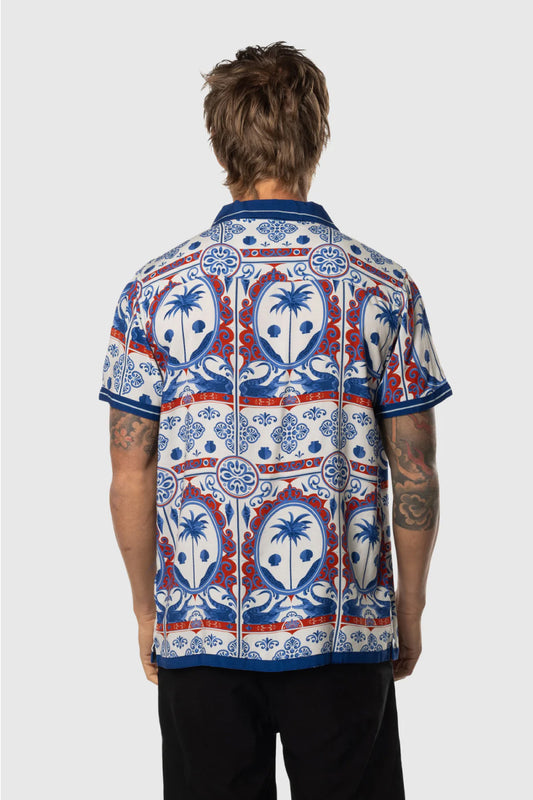 Blue Cordoba Vice Button Up Shirt - BLU