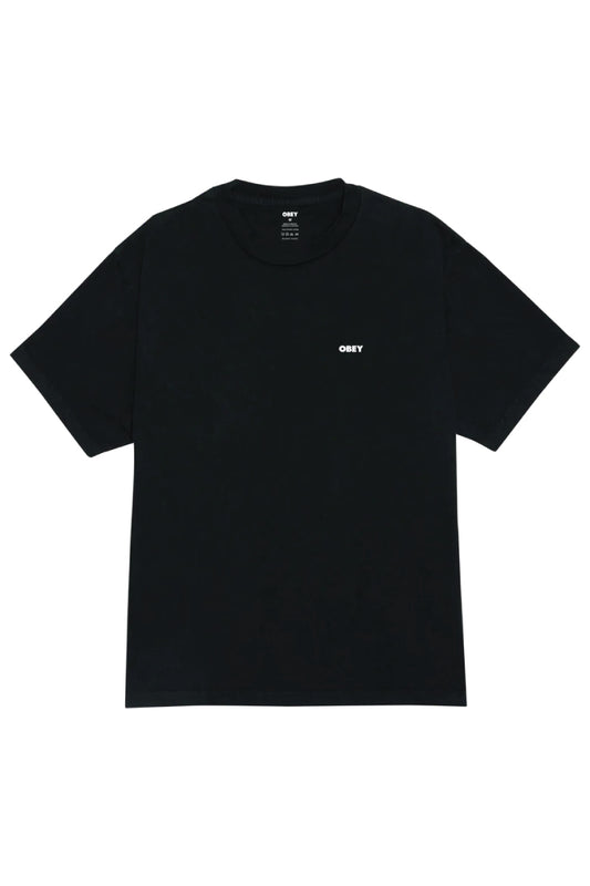 Bold Icon Face Pigment Tee - BLK