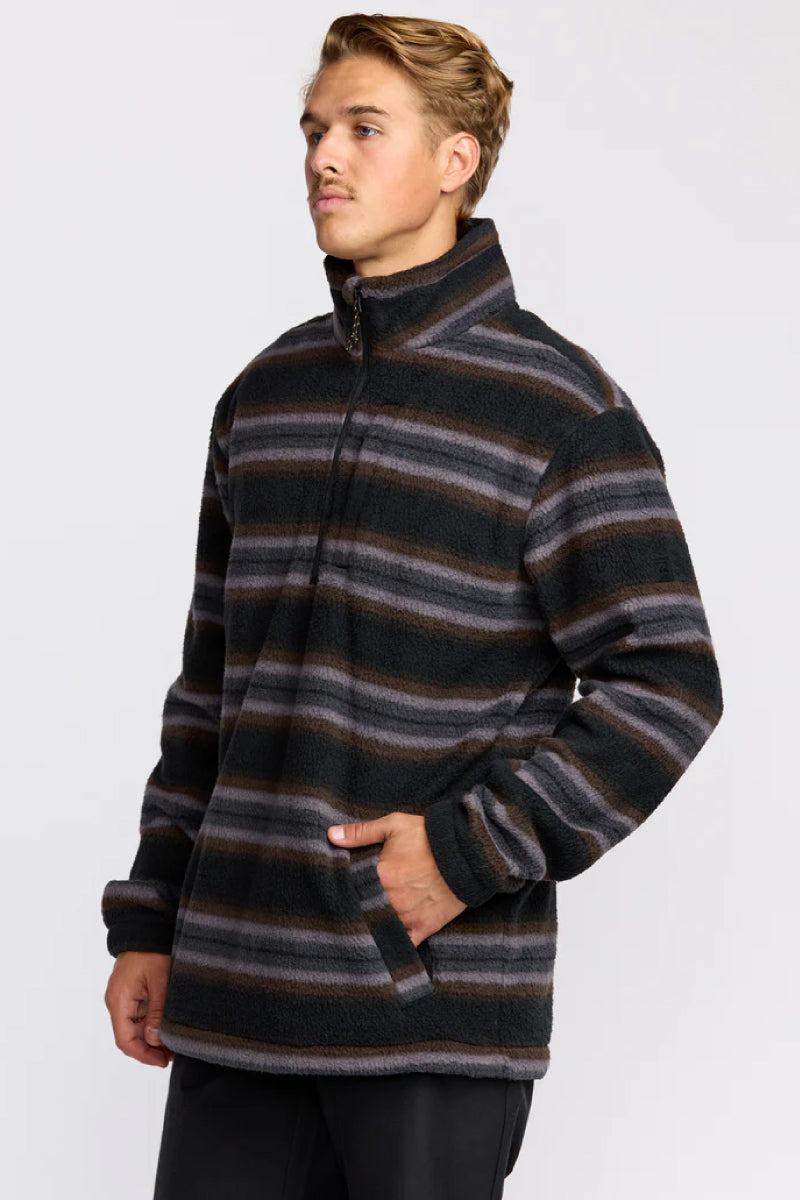 Boundary Mock Sweatshirt - BLK