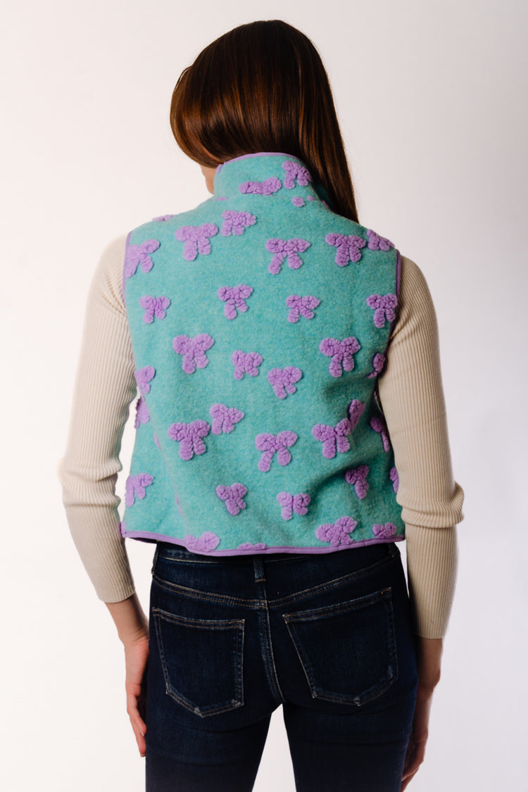 Bow Fleece Vest - MNT