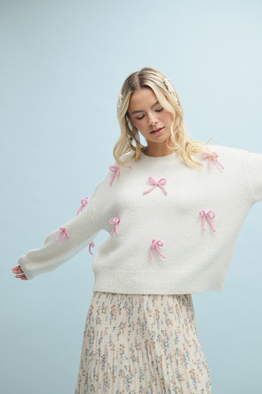 Bow Sweater - CRM