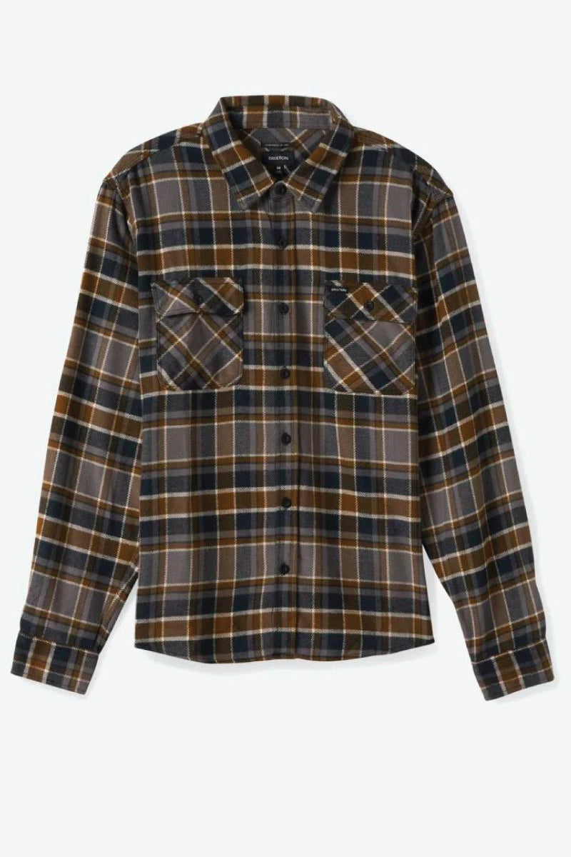 Bowery Long Sleeve Flannel - BLK