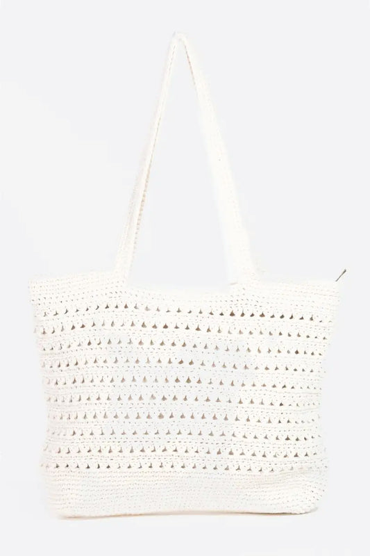 Braided Row Tote - IVR