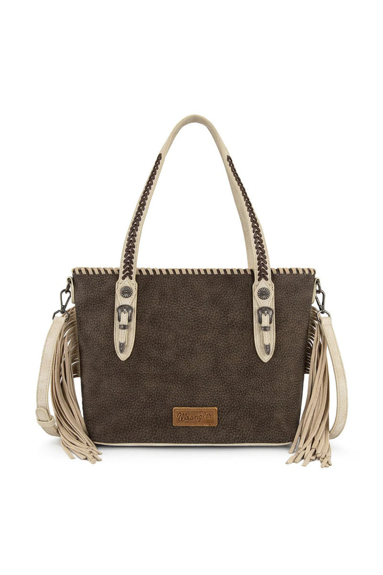Braided Tassel Tote Bag - COF