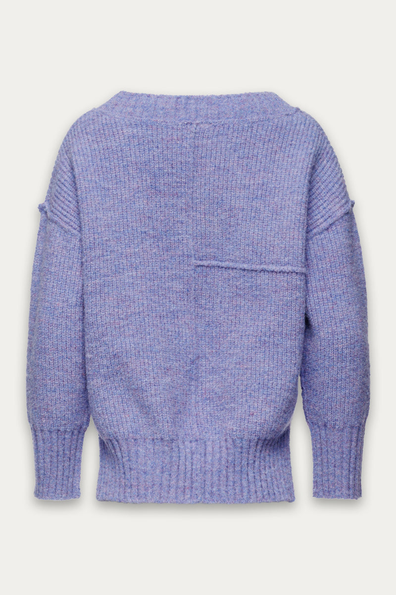 Brea V-Neck Sweater - BLU
