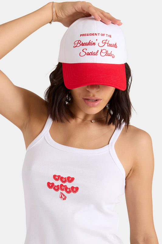 Breakin Hearts Hat - White