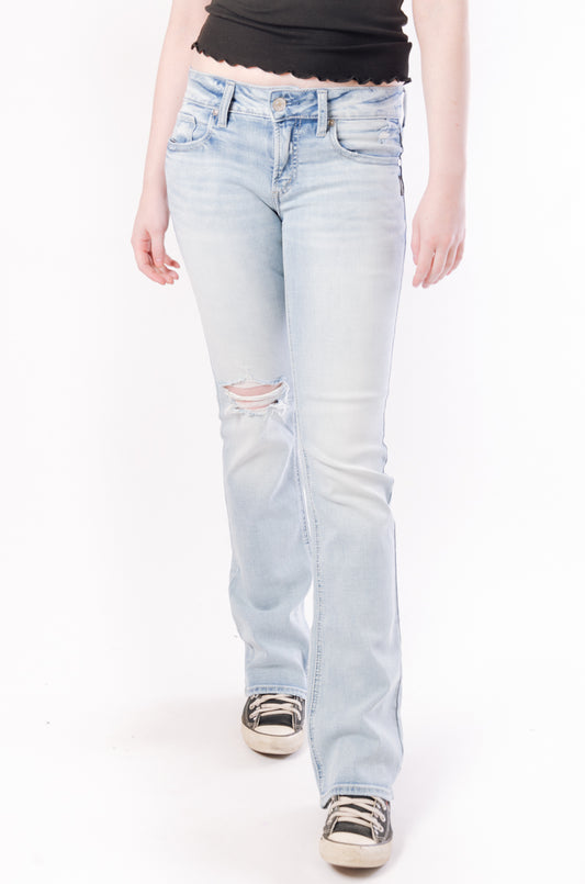 Britt Slim Boot Low Rise Jeans - 33