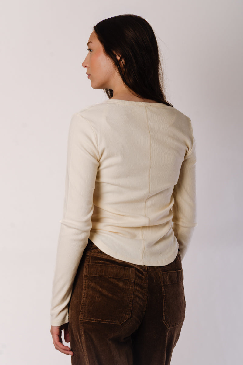 Brushed Henley - CRM