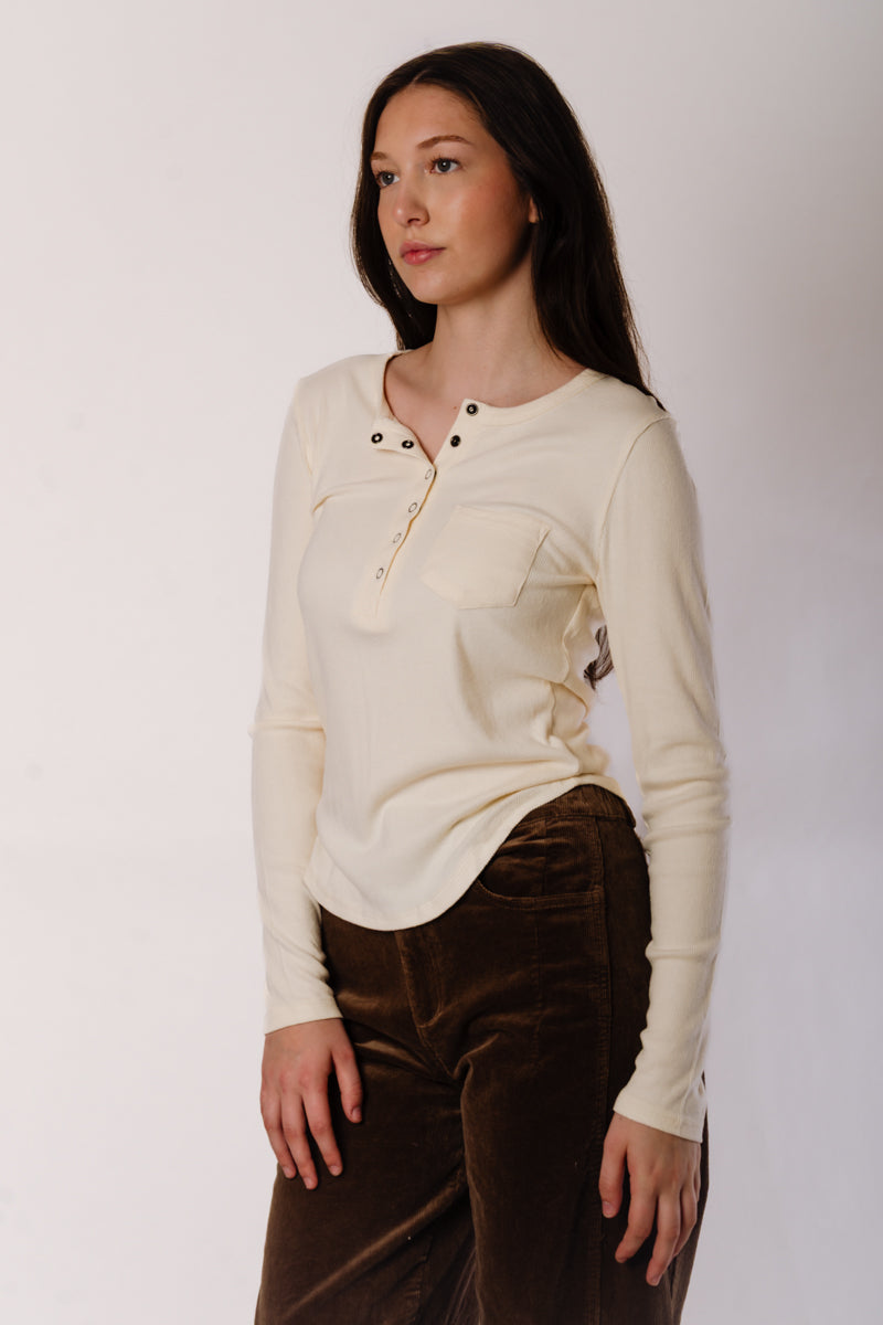 Brushed Henley - CRM