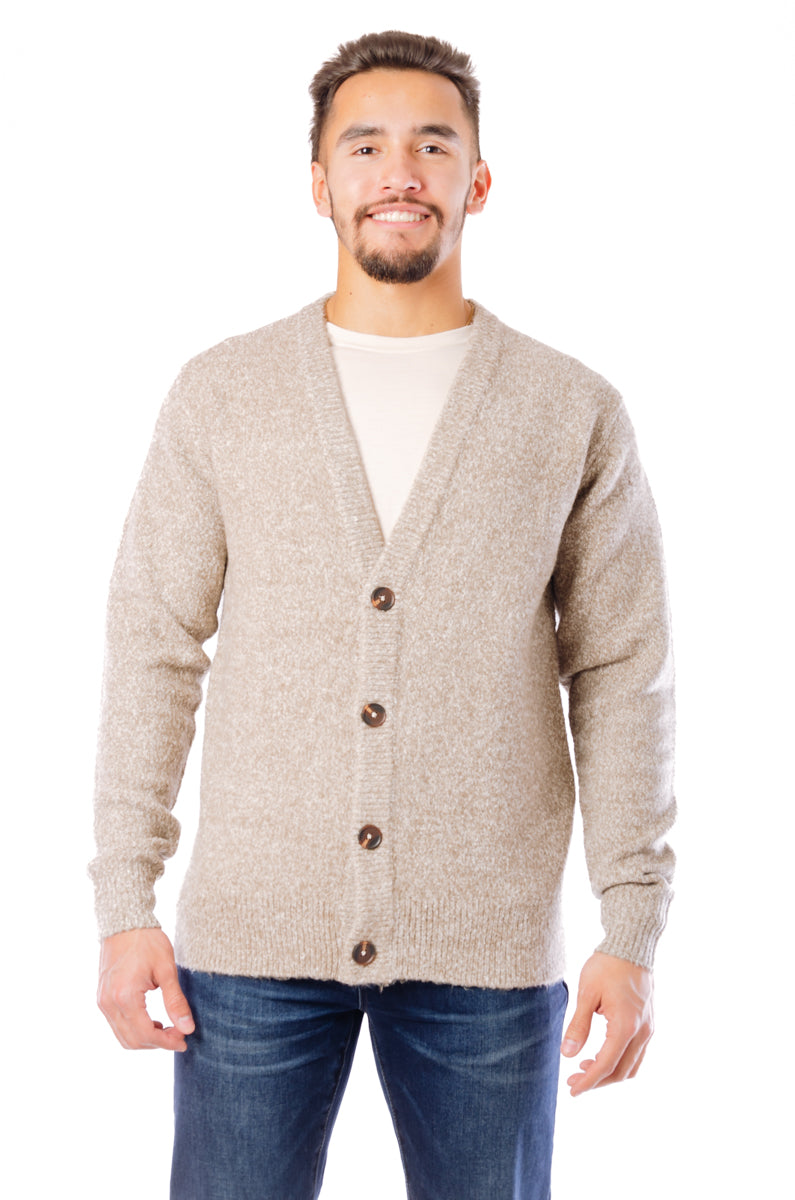 Button Front Cardigan - NAT