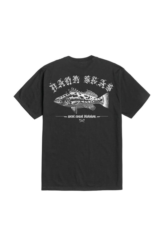 Calico Bass Stock Tee - BLK
