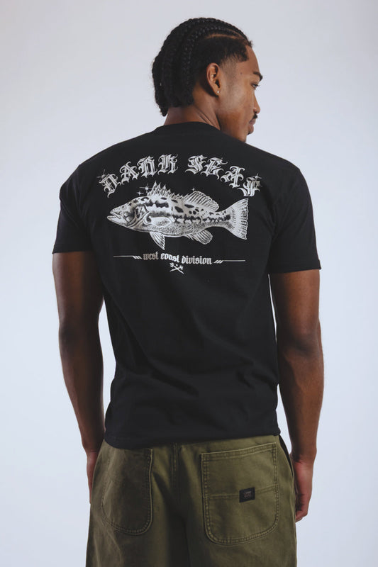 Calico Bass Stock Tee - BLK