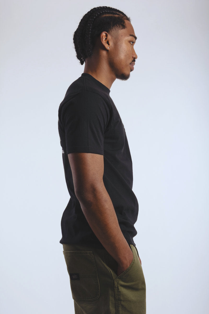 Calico Bass Stock Tee - BLK